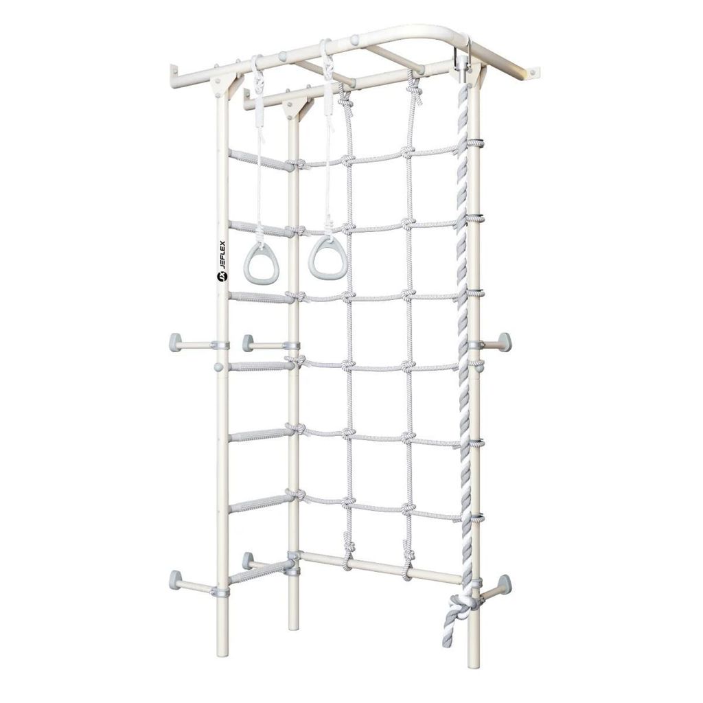 Sprossenwand ClimbMaxx M5 weiß-grau