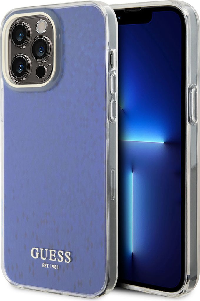 Guess iPhone 15 Pro Max Hardcase - Faceted Mirror - Disco Purple
