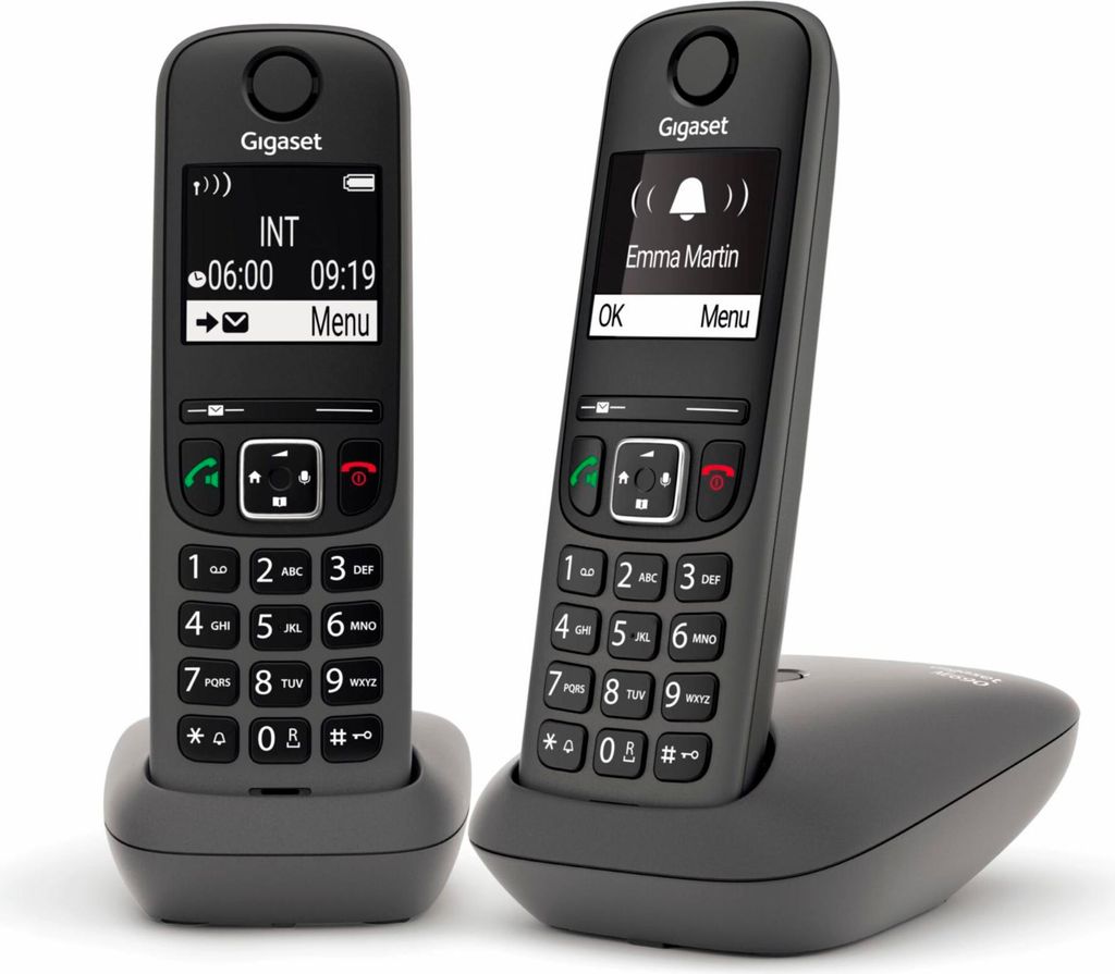 Gigaset AE690 Duo Anthrazit Schnurloses Telefon Produktbild 