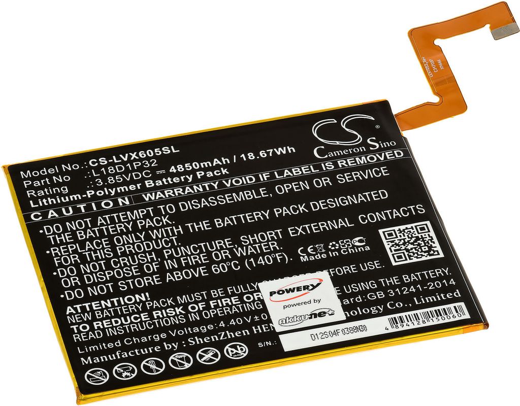 Akku für Tablet Lenovo Smart Tab M10 Produktbild 