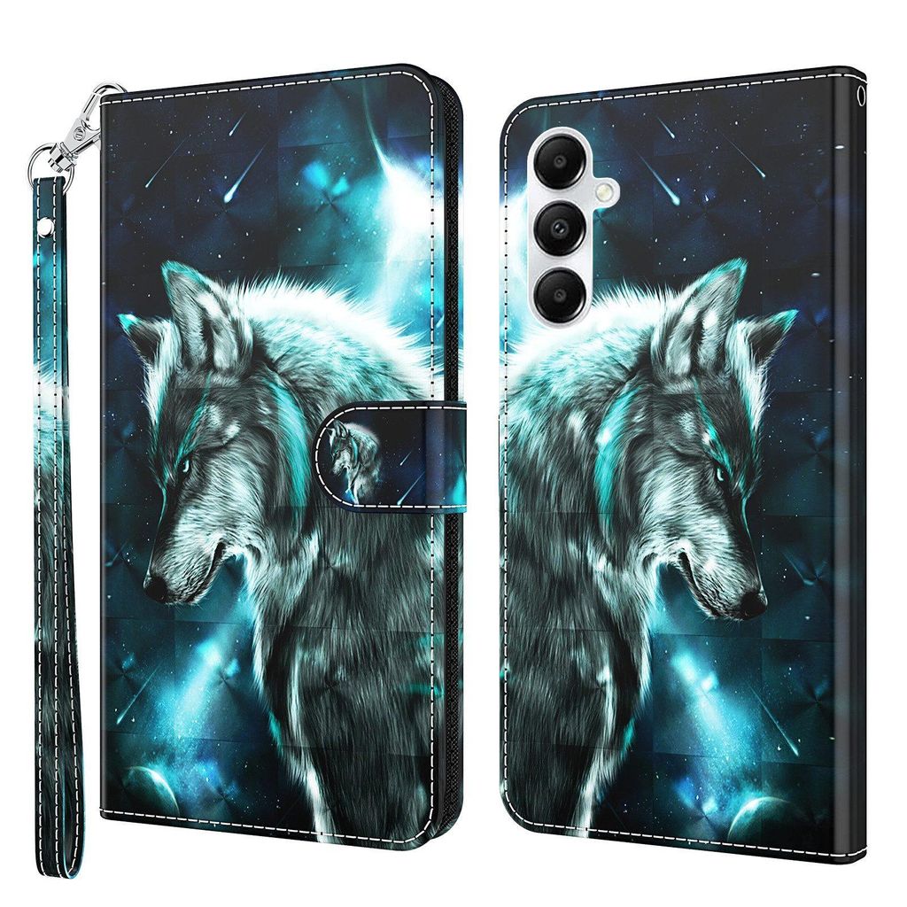 CLM-Tech Handyhülle kompatibel mit Samsung Galaxy A37 5G Hülle - Tasche aus Kunstleder - Klapphülle mit Ständer und Kartenfächern - Schutzhül...