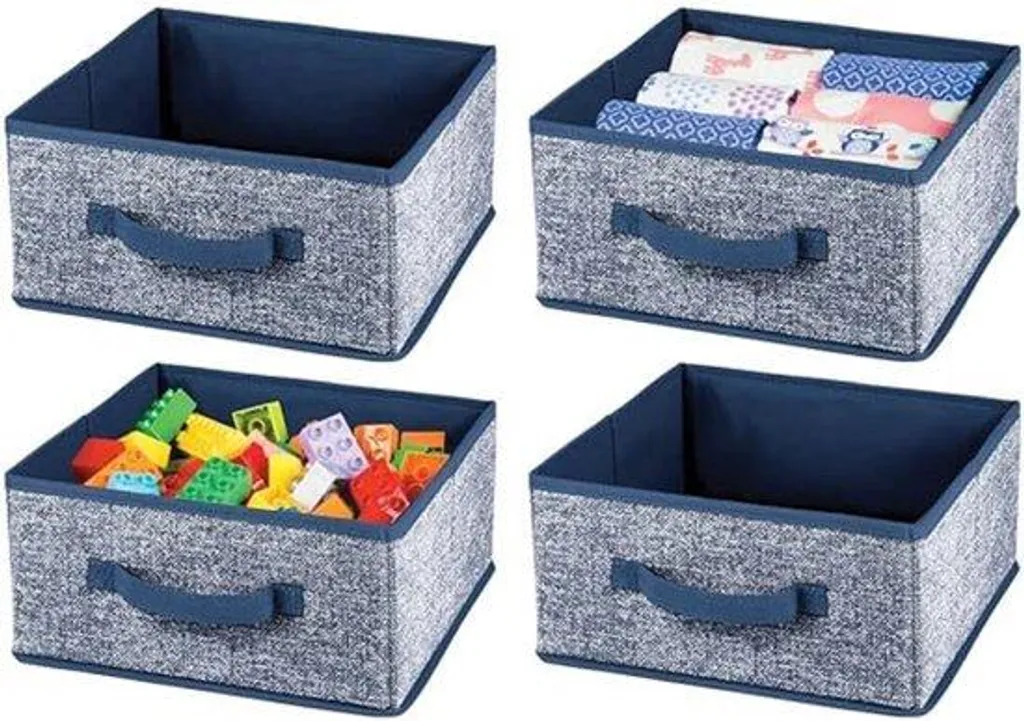 Boîte de rangement vêtements anti-poussière, placard net, façade en bois