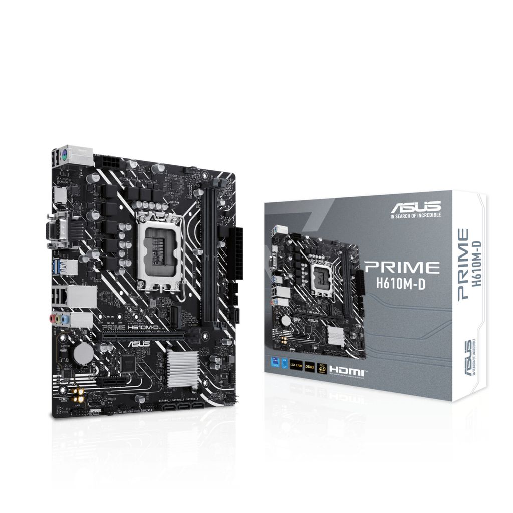 Asus 90Mb1G80-M0Eay0 Prime H610M-D//Lga1700,H610,Ddr5,U32 Produktbild 