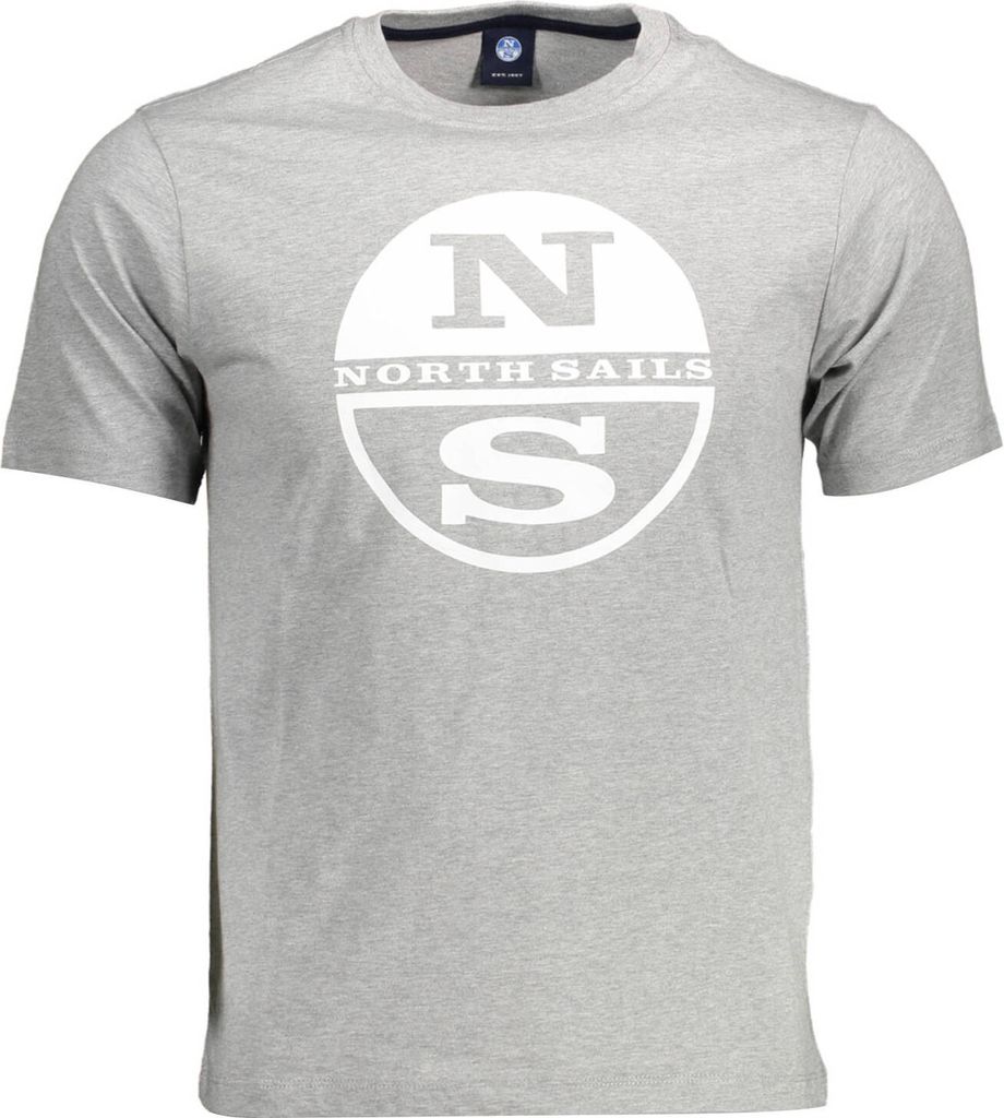 North Sails Herren Kurzarm-T-Shirt Grau 692792-000_GRIGIO_0926 : Größe - L Größe: L