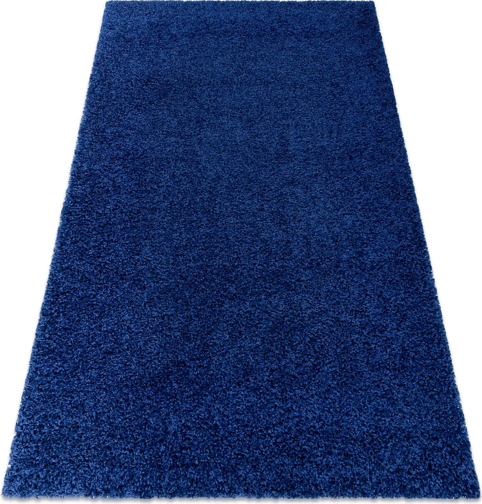 Tapis SOFFI Shaggy 180x270 cm - Tapis Longues Mèches 5cm Bleu Foncé
