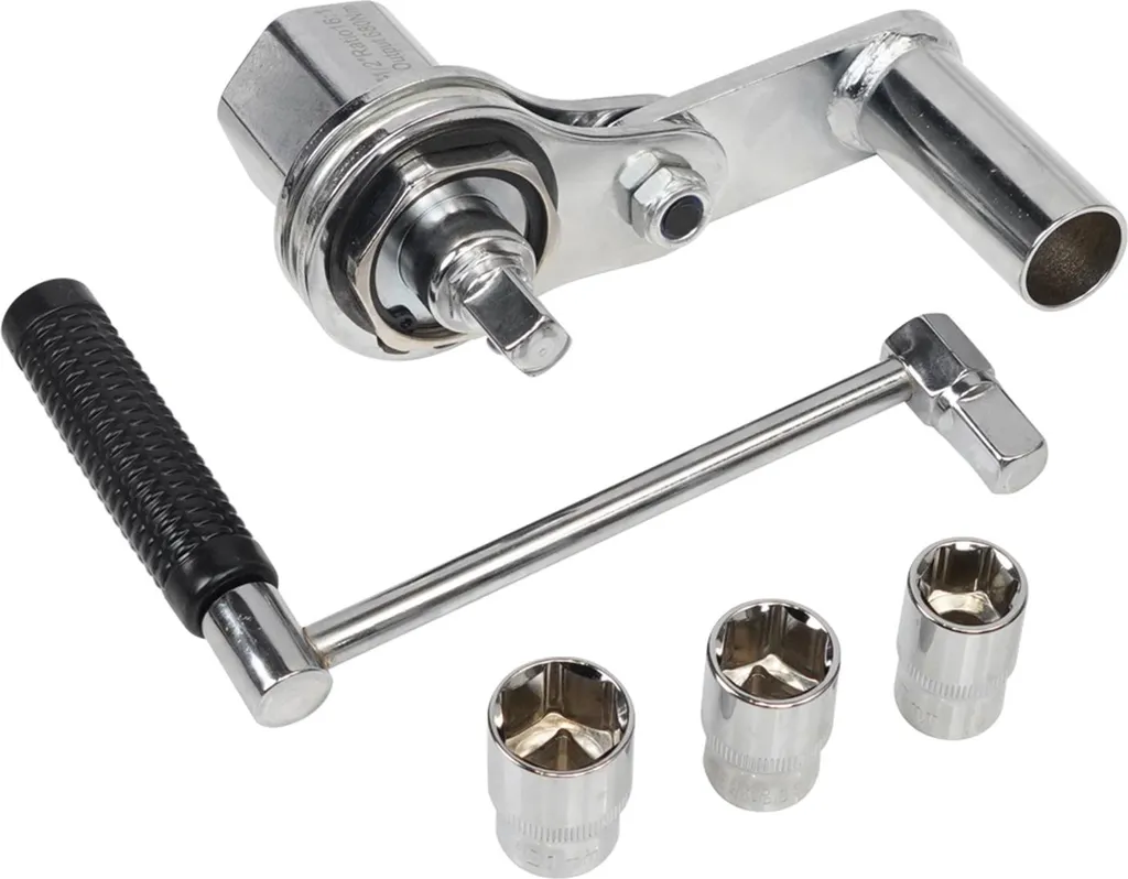 Coffret de clé dynamométrique pour changement de pneus avec douilles - 5