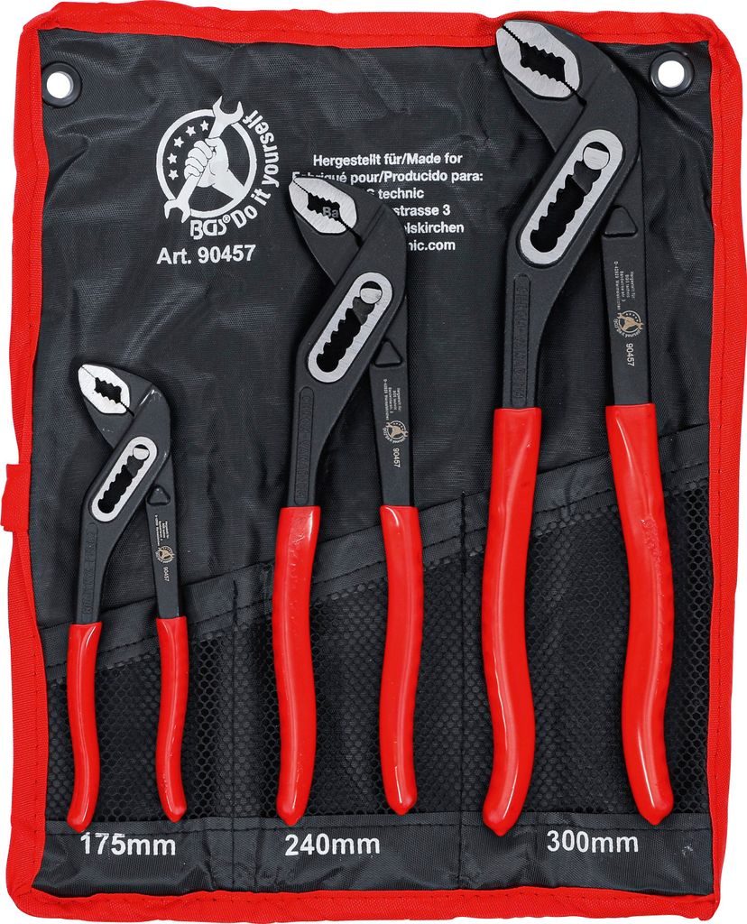 BGS Set di pinze per pompe dell'acqua fai da te 175 / 250 / Immagine del prodotto 