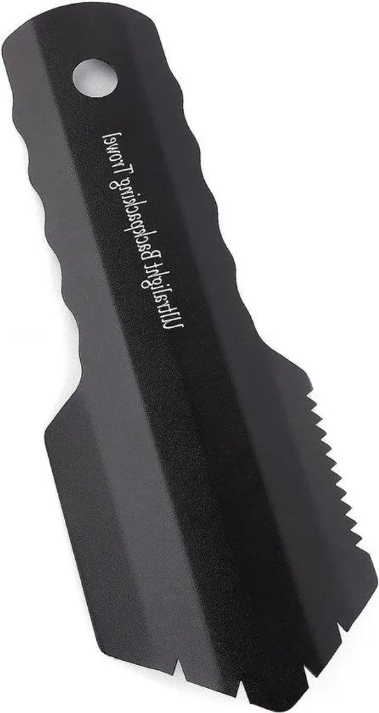 Pelle de camping légère à long manche en aluminium pour randonnée