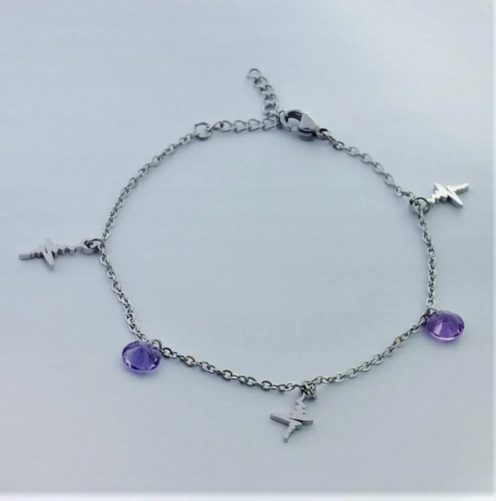 Bracciale EKG Chic Zirconia Argento Acciaio | Tendenza Lifeline 2026