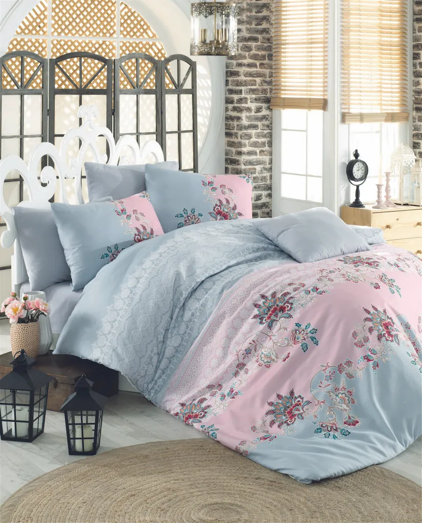 Copriletto Grigio L'Essentiel Adal PRL2280 100% Cotone Rinforzato