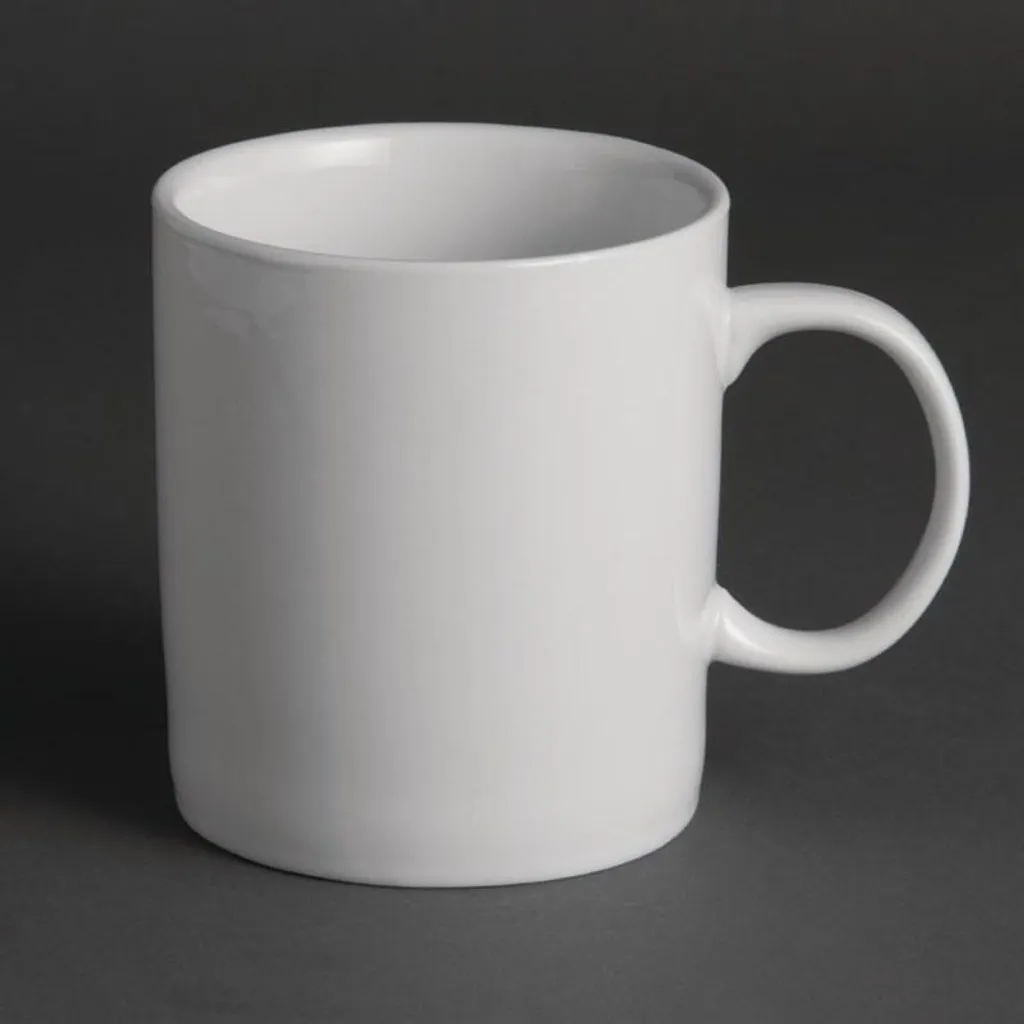 Olympia Whiteware 48,3cl x12 - Tazze Mug Porcellana per Hotel e Catering