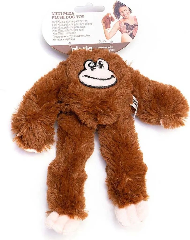 Gioco Peluche Gloria Miza Scimmia | Alta Qualità per Cani di Taglia S