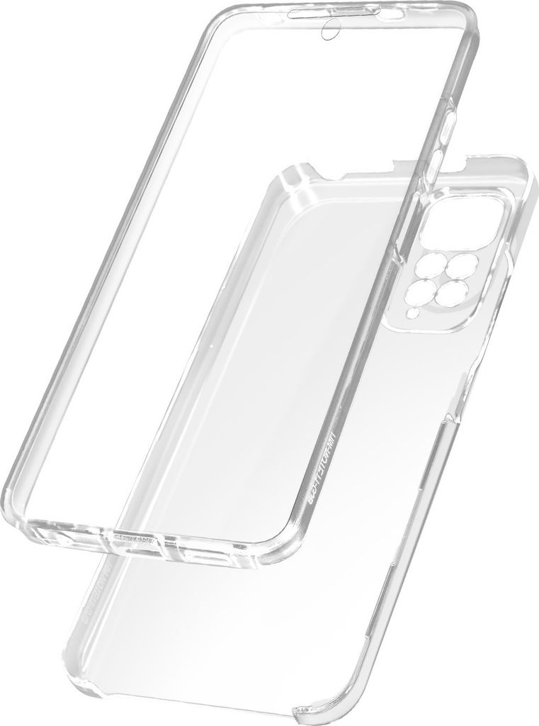 Avizar, Schutzhülle Xiaomi Redmi Note 11 / Note 11s, Vorder- + Rückseite, Transparent