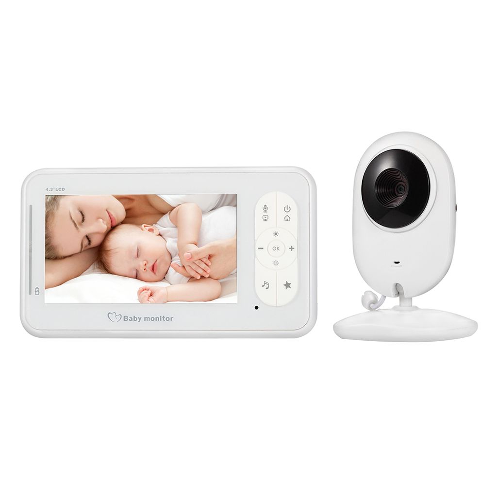 720P Babyphone Mit Kamera WIFI 360° Überwachungskamera IR Nachtsicht Babypflege 