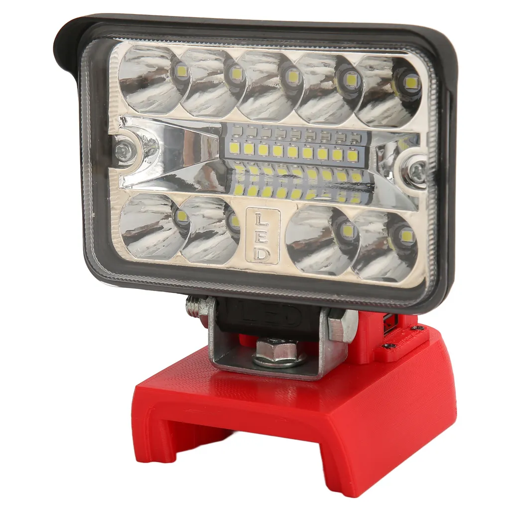 Projecteur de chantier LED portable 54W avec batterie Lithium intégrée