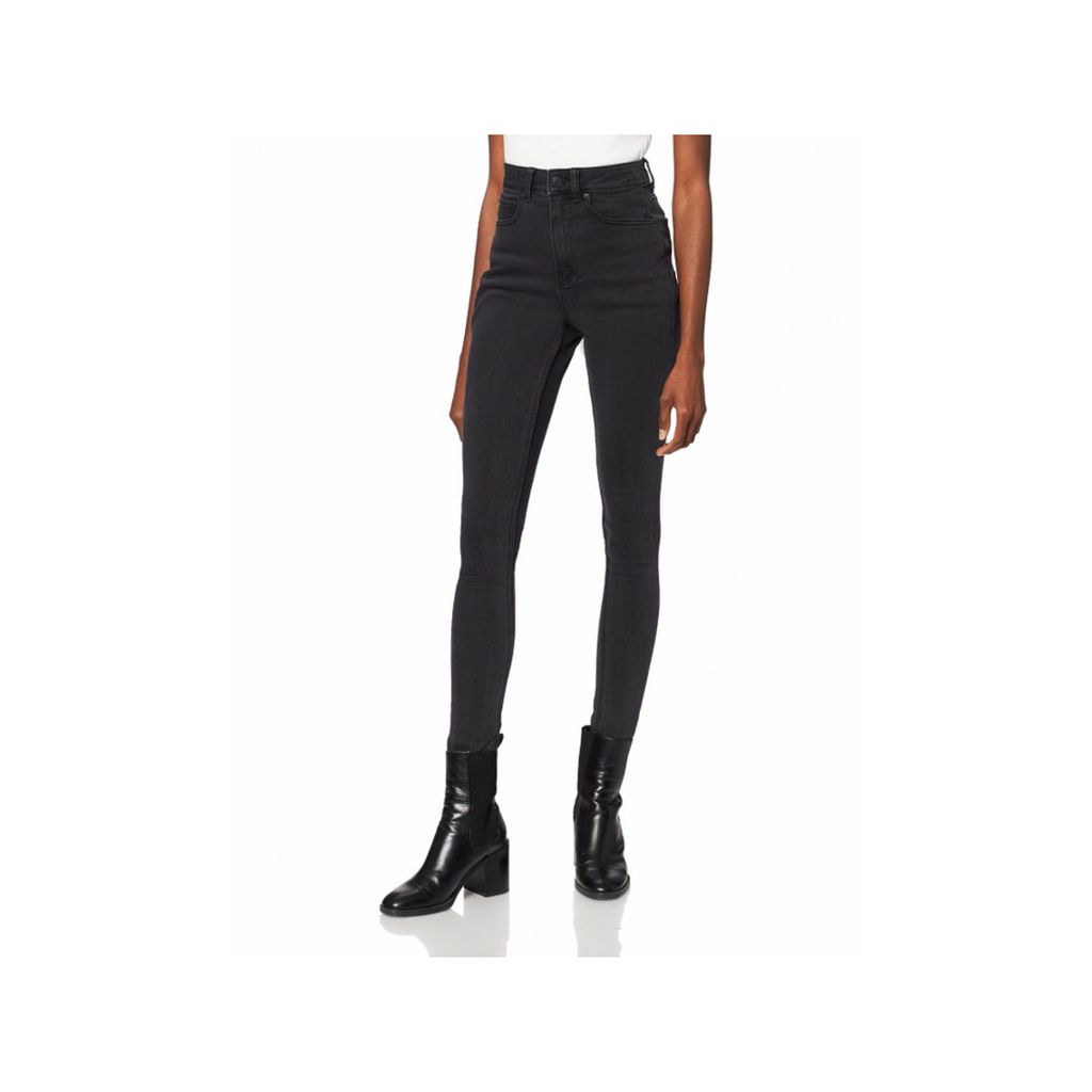 Jack & Jones Lisbon Mom Jjxx Hochtaillierte Jeans Schwarz 25 / 32 Frau Schwarz 25