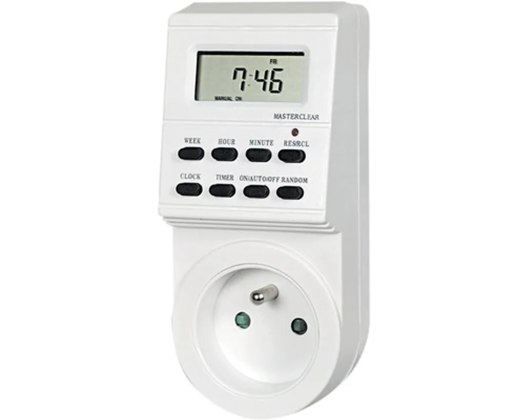 Programmateur électrique digital ZSD16 pour prise secteur 3500W