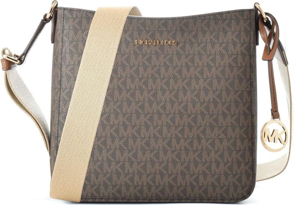 Michael Kors Jet Set Travel Umhängetasche Braun 35S4GTVC5B Kunstleder Damen Tasche Crossbody