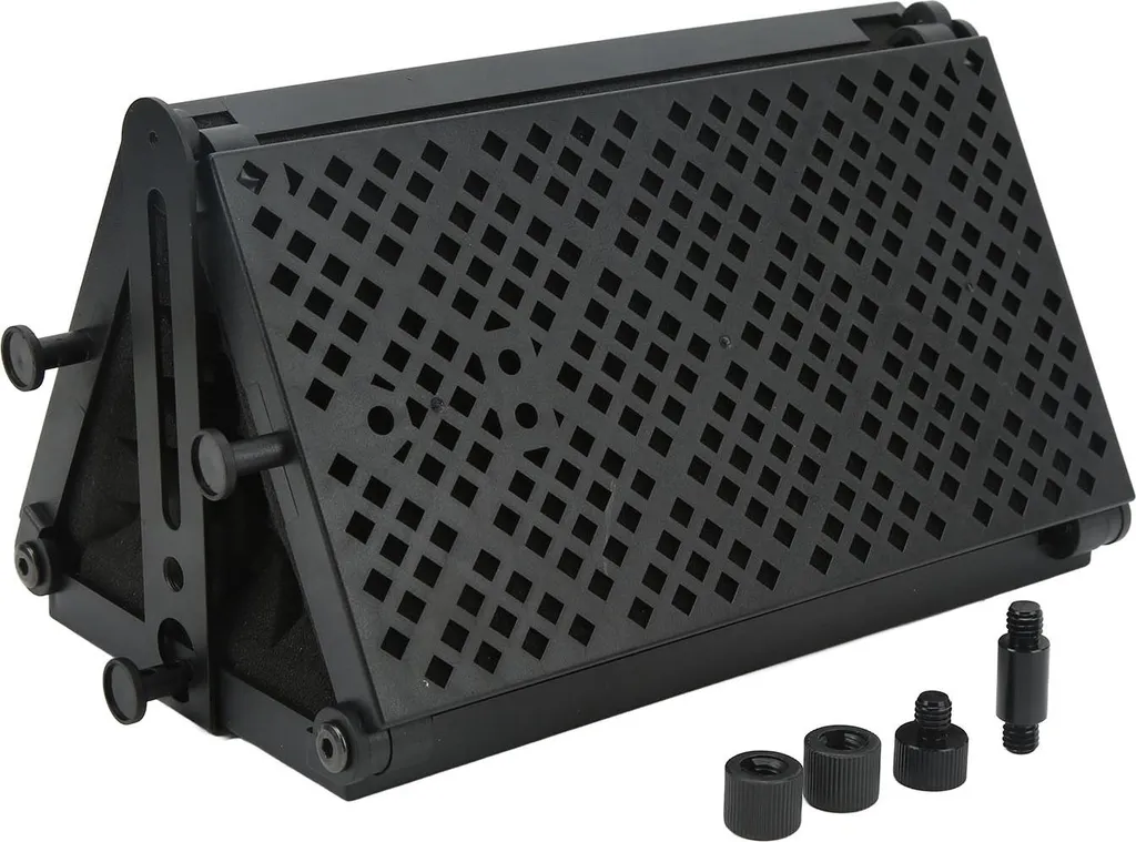 Écran d'isolation microphone pliable à 3 panneaux pour studio de chant