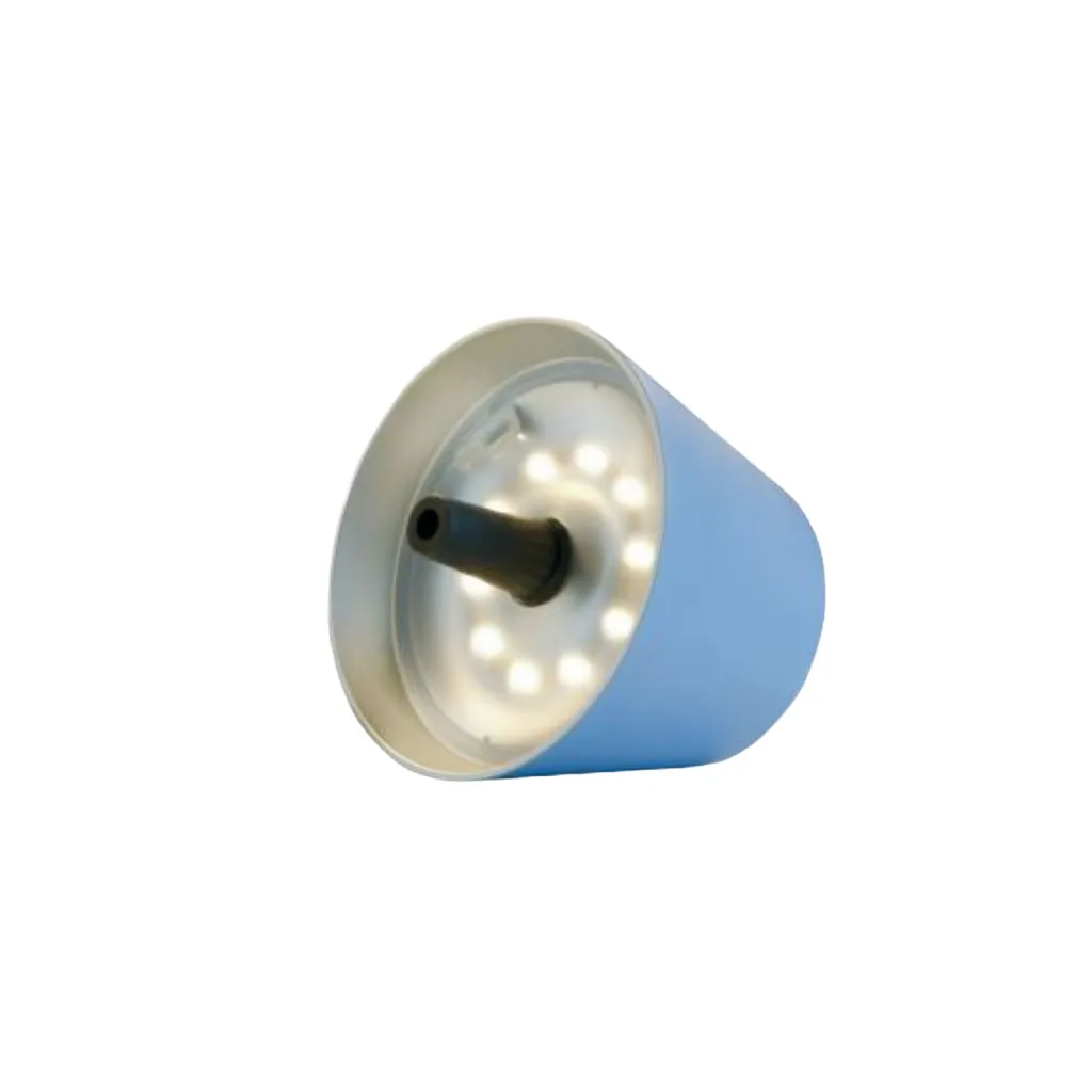 Sompex Top Blu Lampada Bottiglia Ricaricabile - Regalo Design - 2