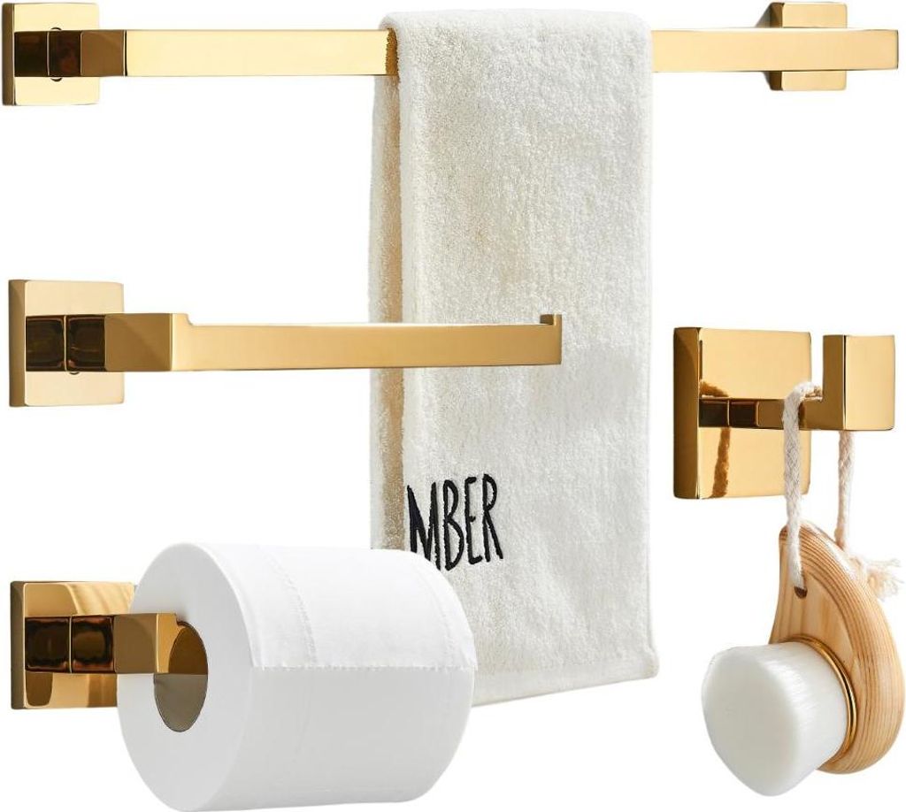 Porte-serviettes de salle de bain Ari, ensemble 30 cm, Image du produit 