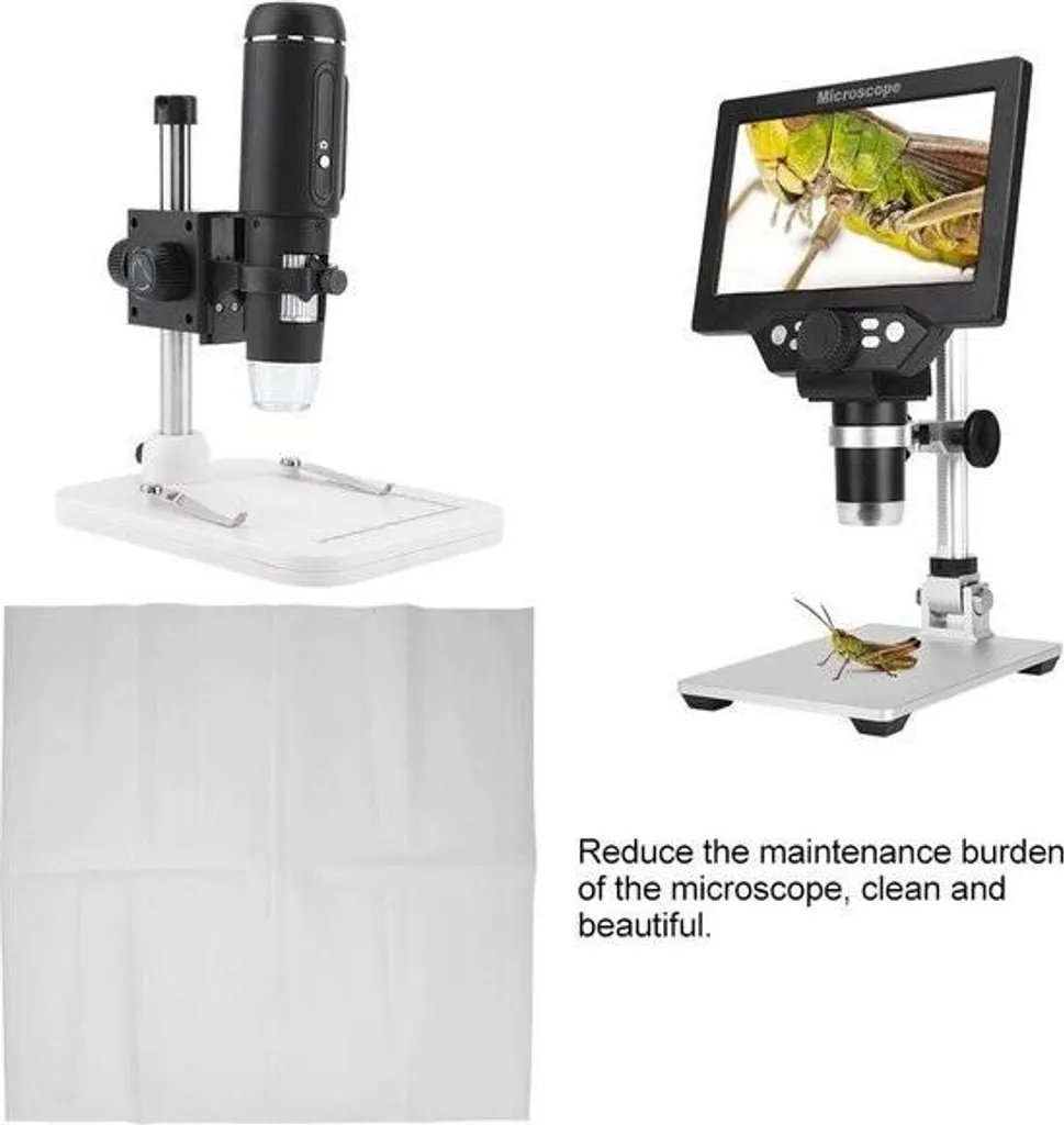 Évitez la poussière sur votre microscope avec cette housse 480x490 mm