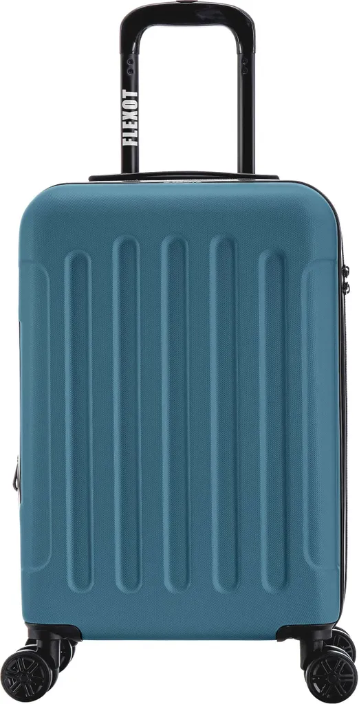 Flexot® Trolley M Grigio Blu: Valigia Rigida Espandibile in ABS