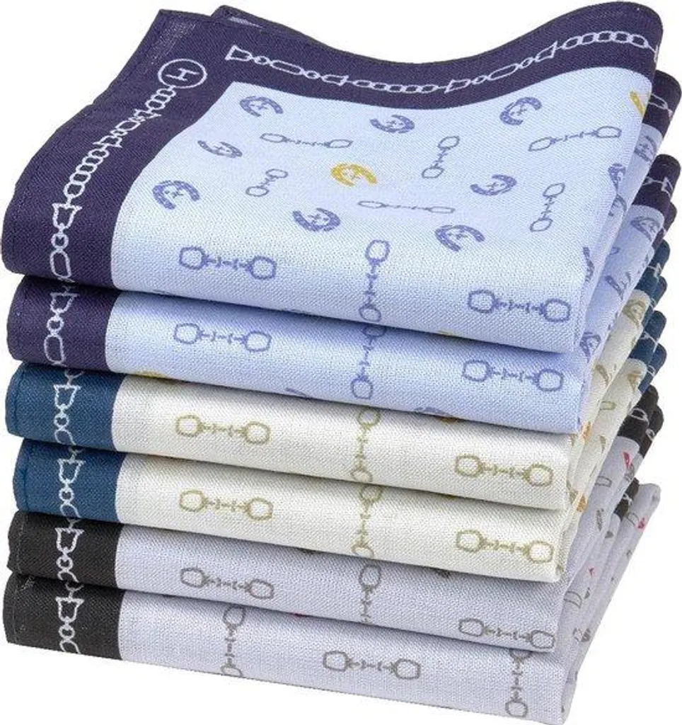 Lot de mouchoirs en tissu pour femmes en calicot souple de qualité supérieure