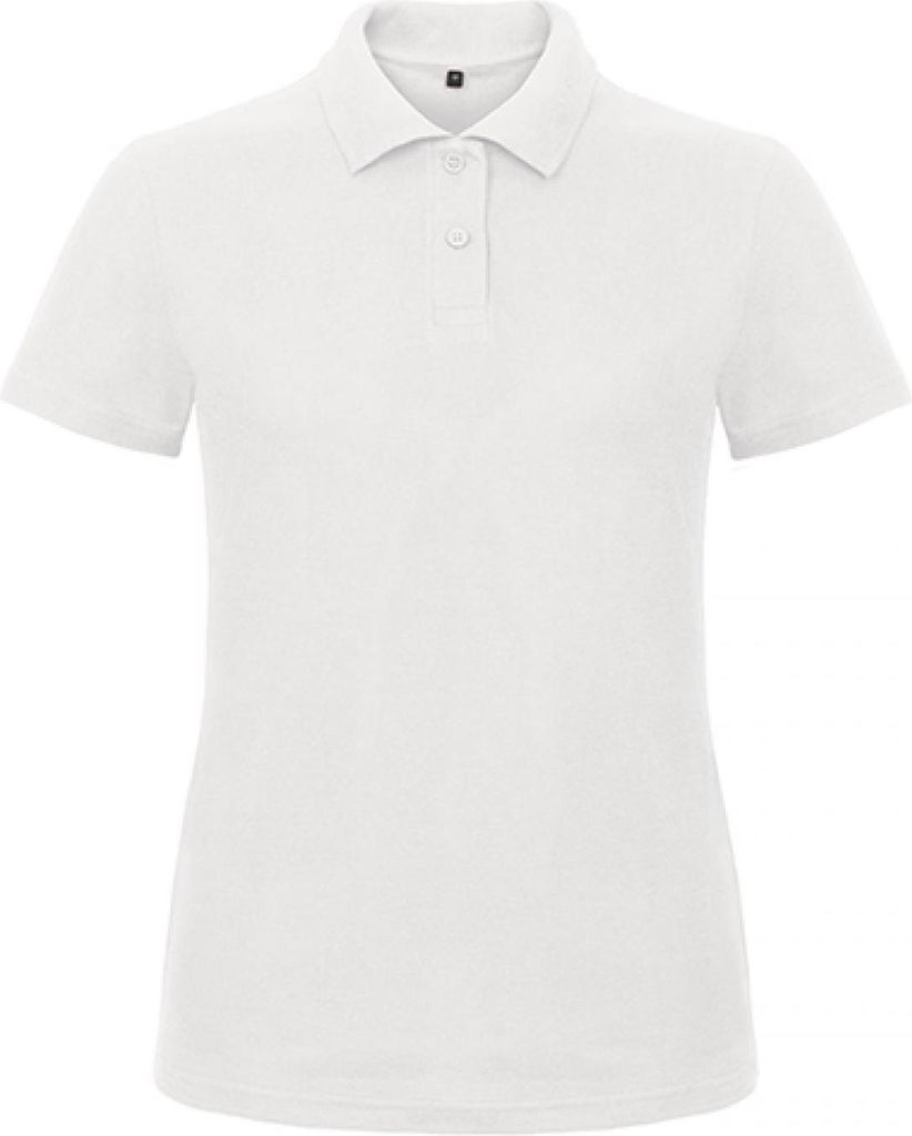 B&C PWI11 | Damen Polo ID.001 /Femininer Schnitt - Farbe: White - Größe: M