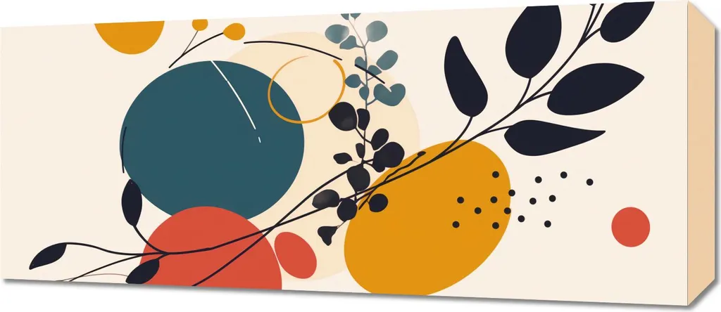 Décoration Murale Image Collège Nature 70x30 cm pour Salon et Bureau