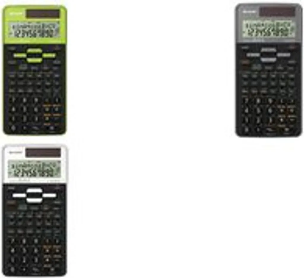 Calculatrice scientifique Sharp EL531TGGY grise à double alimentation - 5