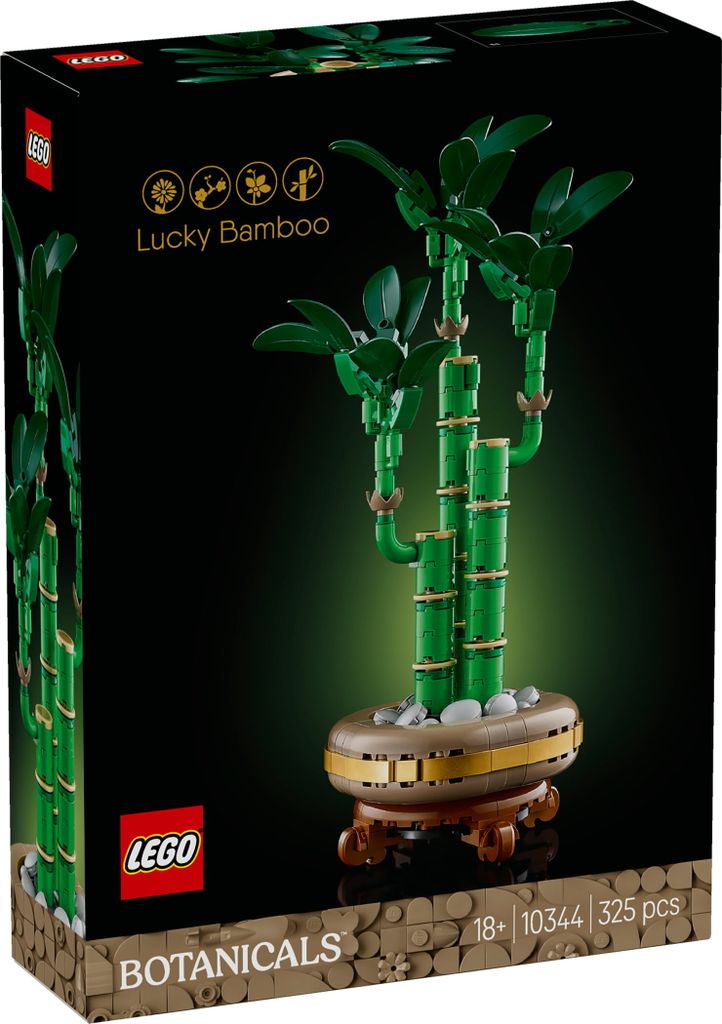 LEGO Botanicals Geluksbamboe, kunstplant, bouwset voor Productafbeelding 