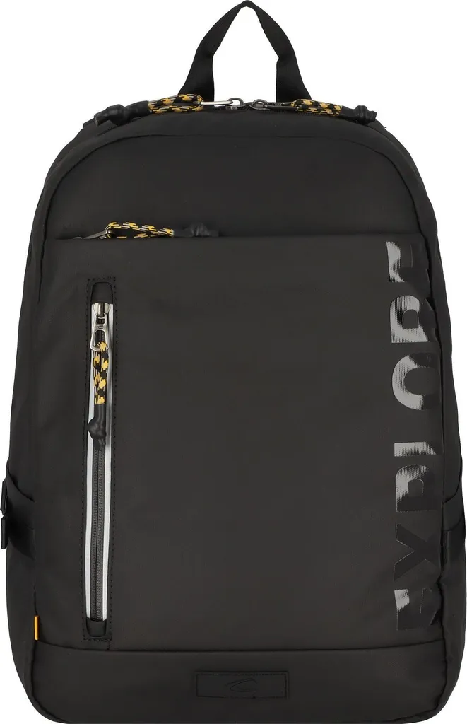 Sac à dos Camel Active Explore M en nylon noir pour ordinateur portable
