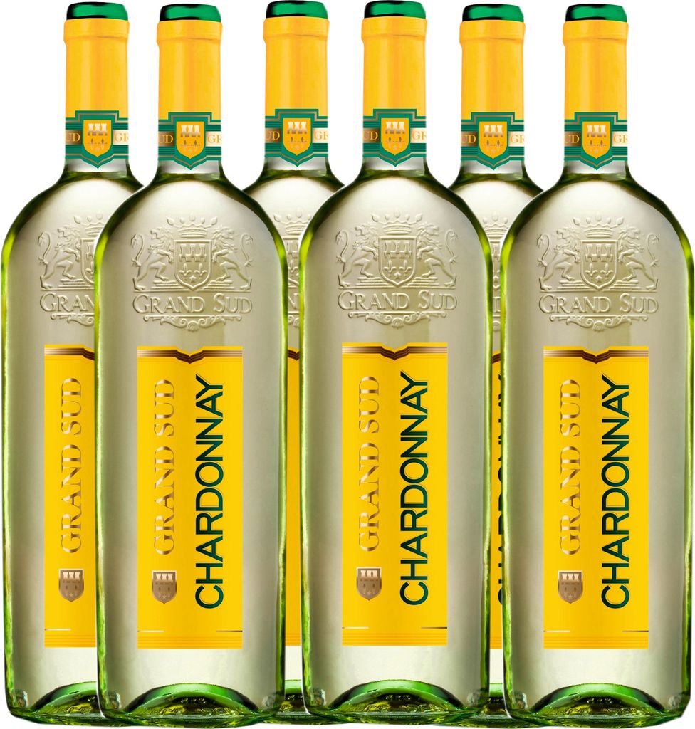 Grand Sud Chardonnay trocken | 12,5 % vol |  6 x 1,0 l Produktbild 