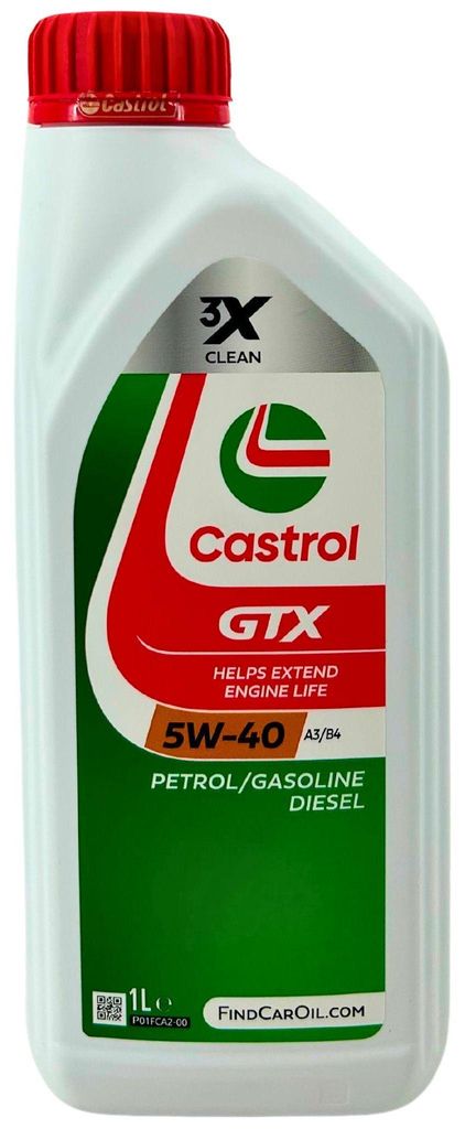 Castrol GTX 5W-40 A3/B4 Motoröl 1,0 l, 1 St. Produktbild 