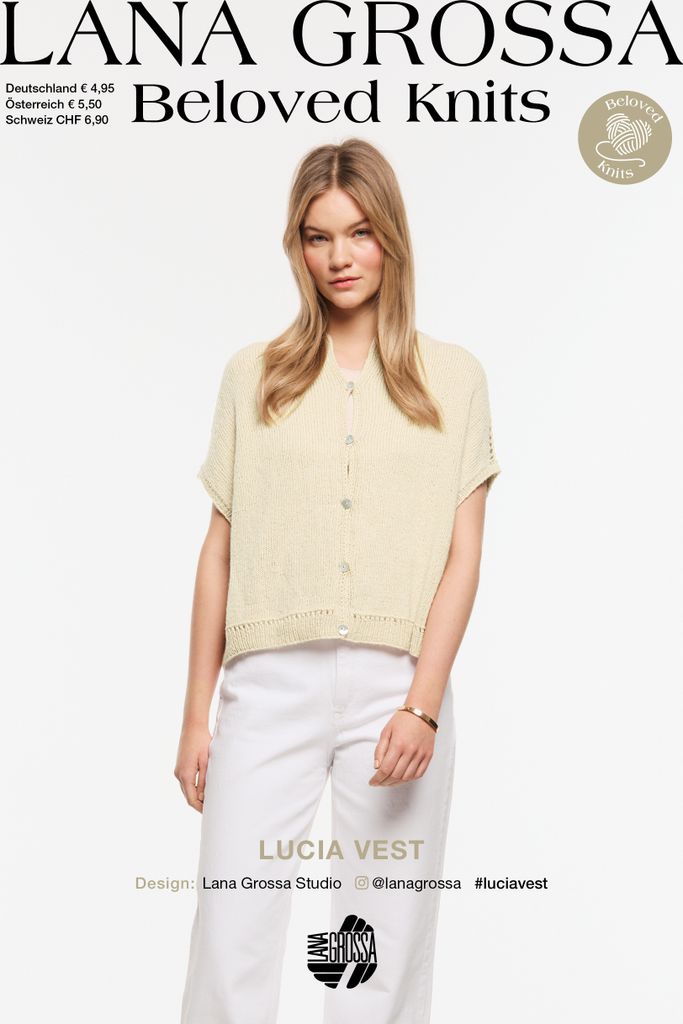 Lana Grossa LUCIA VEST Beloved Knits No. 3
