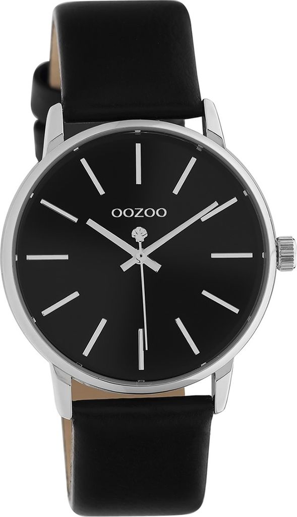 Oozoo Leder Damen Uhr Analog Quarzuhr Armband schwarz Produktbild 