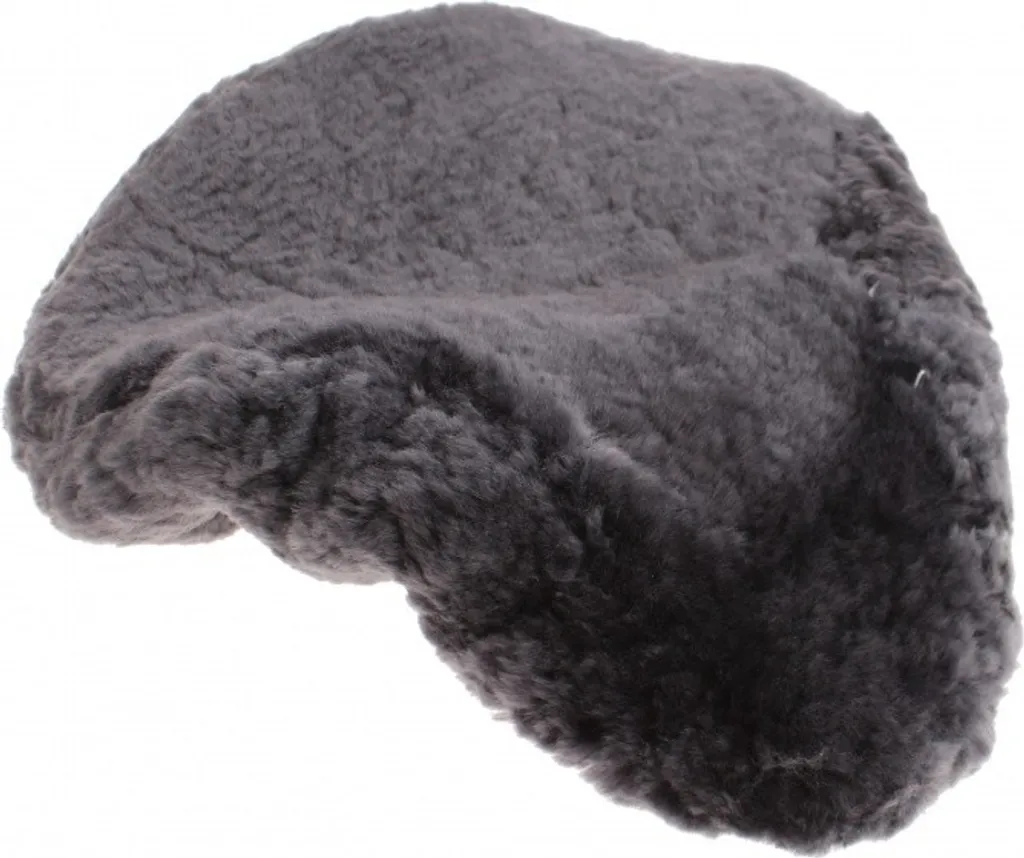 Tapis de selle mouton gris 28 cm contre les blessures du dos cheval