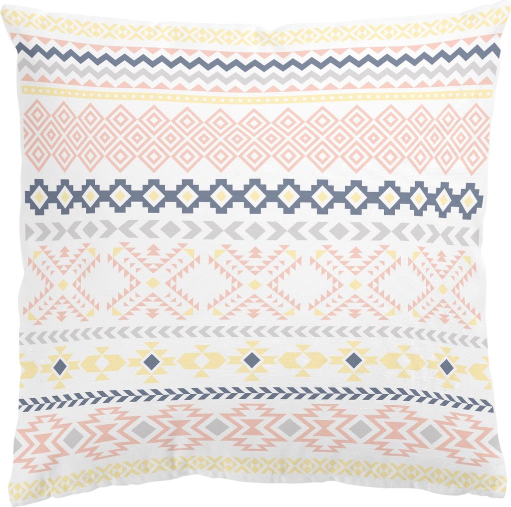 Dekokissen Muster drinnen / Indoor Zierkissen Samt waschbar Design pastell Unifarben Sofakissen mit Füllung