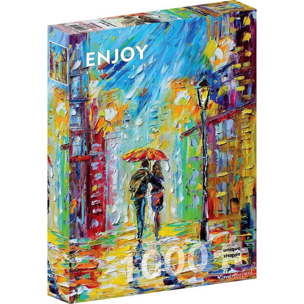 ENJOY-1431 - Rainy Romance in the City, Puzzle , 1000 Teile