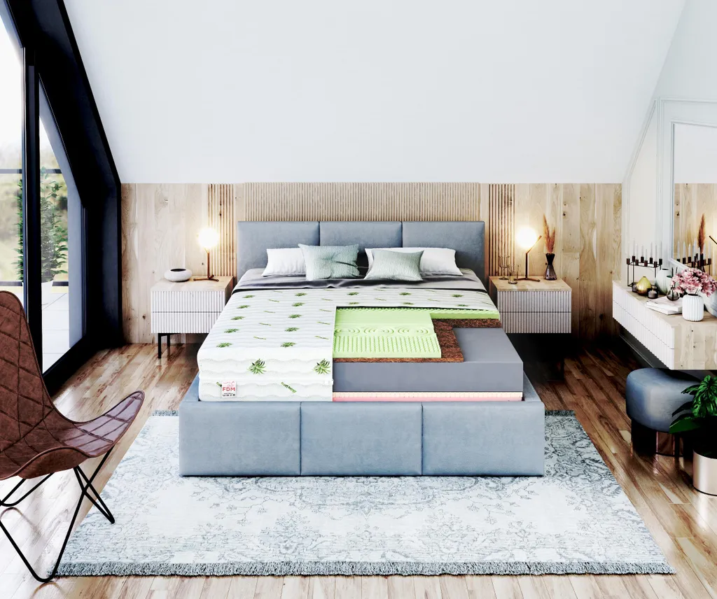 Matelas Réversible H3-H4 pour Mal de Dos - Mousse Mémoire et Coco 80x200 - 4
