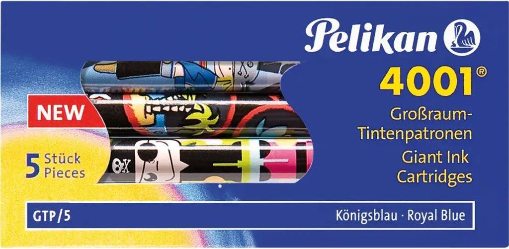 Pelikan Großraum Tintenpatronen GTP/F/5 königsblau (5 Produktbild 