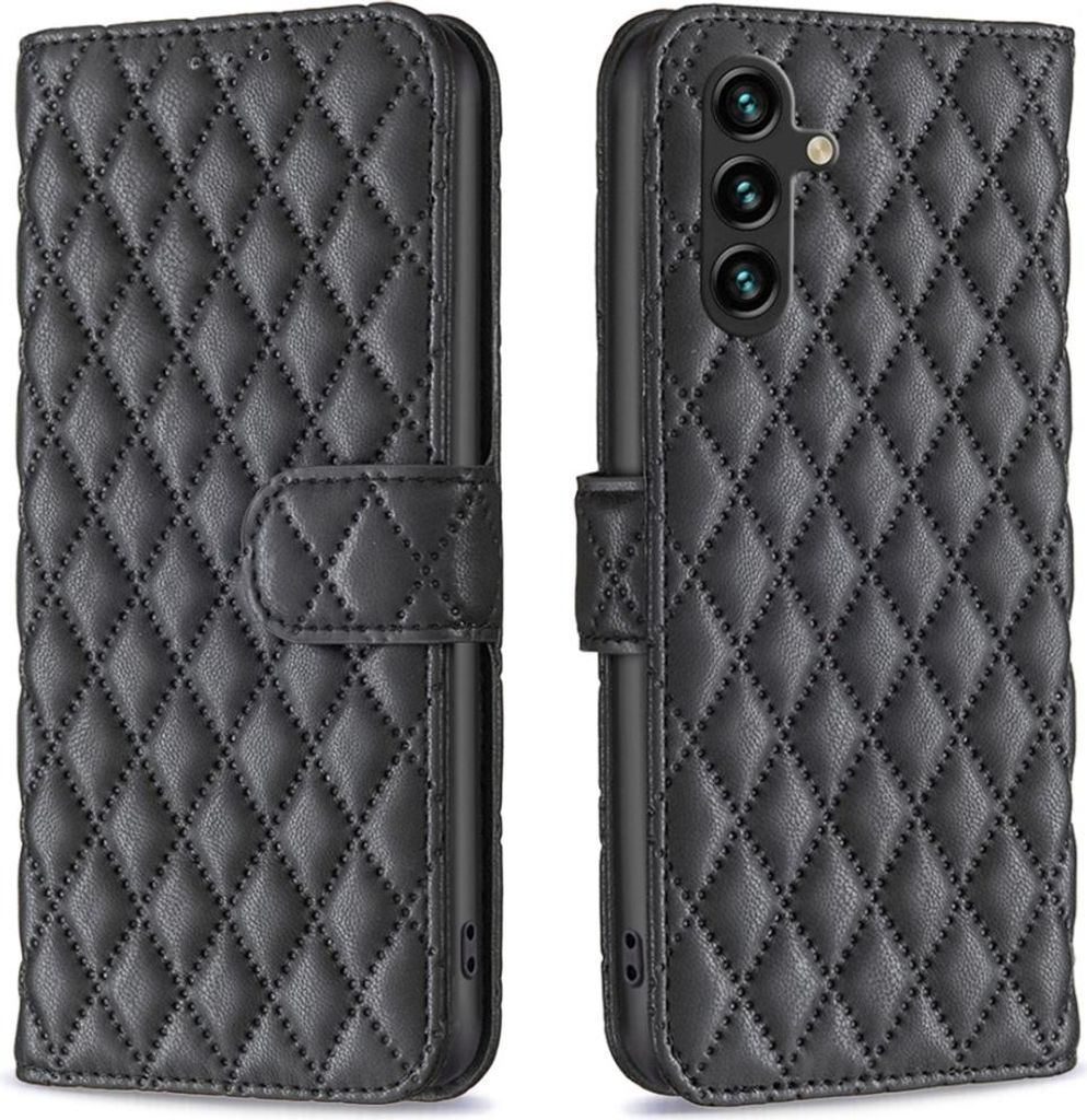Samsung Galaxy A16 Hülle - Coverup Rhombus Klapphülle - Schwarz