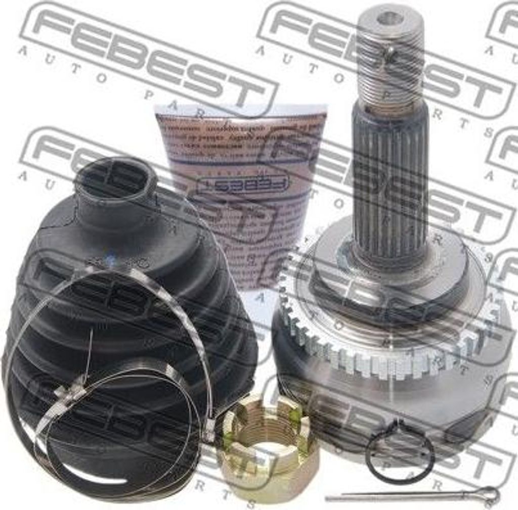 FEBEST 0410-DA2A43 Gelenksatz, Antriebswelle OE 3815A037 kompatibel mit Carisma, S40, V40