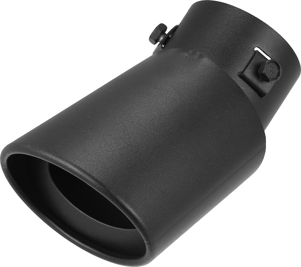 Universal Auto Auspuffrohr 60 mm 2.36 Zoll Einlassbiege Mattschwarz