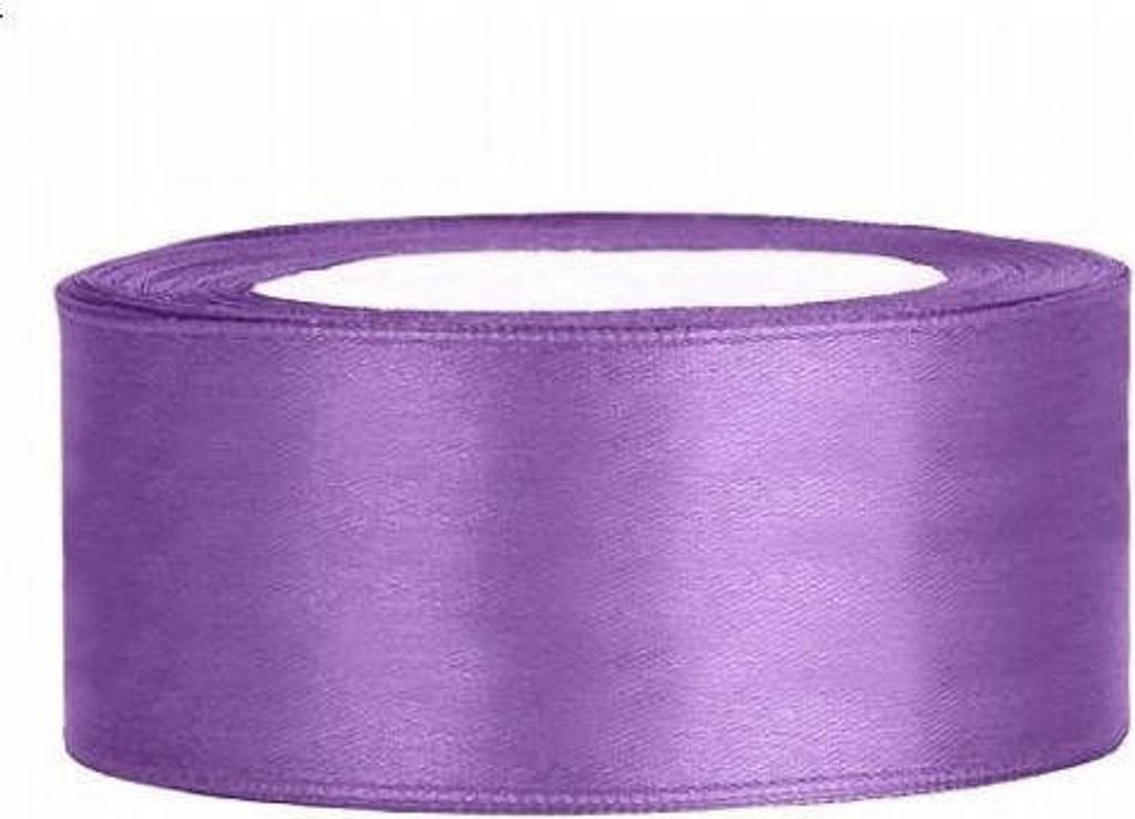 Band Satinband LAVENDEL Lila Deko Ornament 25mm 25m Produktbild 