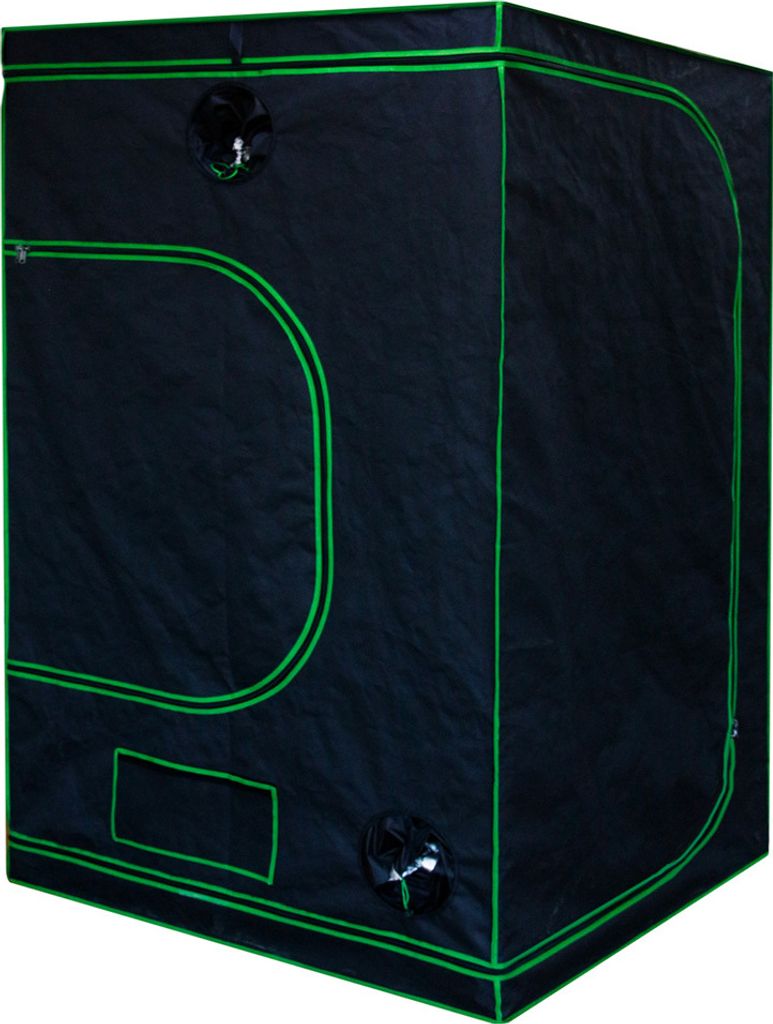 Grow Zelt für Pflanzen Zuchtzelt Gewächshaus Box Garten Anzucht Gemüse Kräuter Grow Schrank Indoor 140 x 140 x 200 cm Blumen klein Tomaten Hydr...
