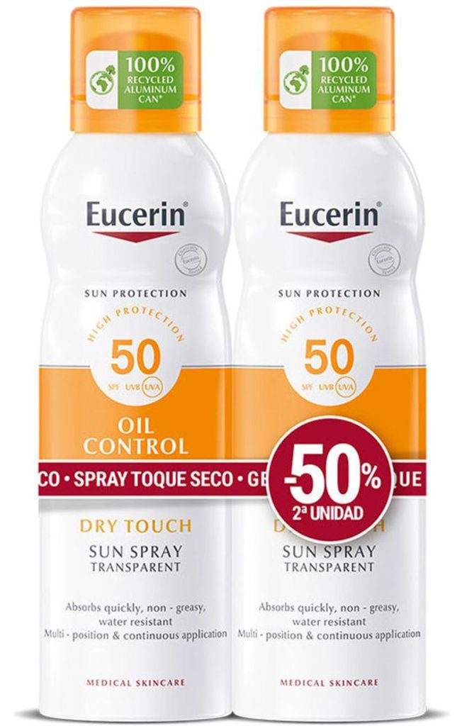 Eucerin - Transparentes Sonnenspray Oil Control 50+ Dry Produktbild 