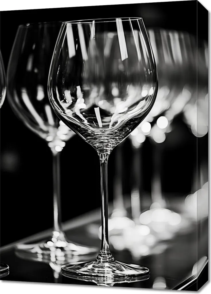 Image Verre et reflets 50x70 cm - Finition brillante haute qualité