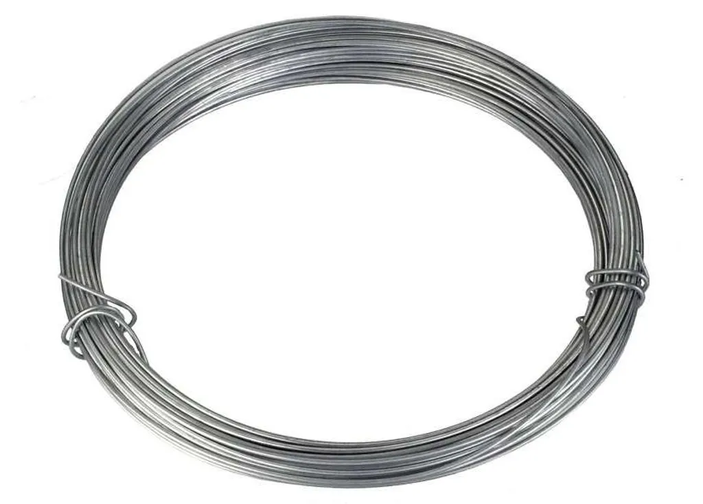 Fil de fer zingué N° 14 Ø 2,2 mm anti-rouille pour fixations durables 100m